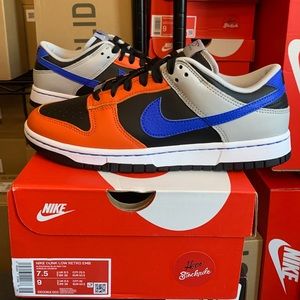 Nike Dunk Low Retro NBA 75th Anniversary Knicks Shoes DD3363-002 Men's Sizes